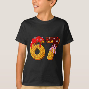 67 Ice Cream Drip Meme Funny Six Seven 67 Valentin T-Shirt