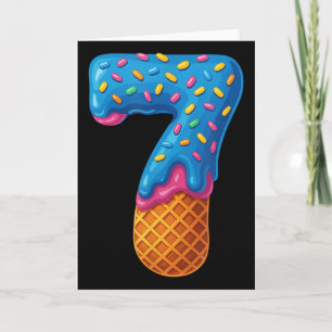 67 Ice Cream Drip Meme Funny Six Seven Gen-alpha C Card