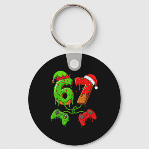 67 Ice Cream Drip Meme Gamer Six Seven Christmas B Key Ring