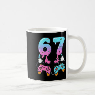 67 Ice Cream Drip Meme Gamer Six Seven Gen Alpha Coffee Mug