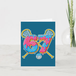 67 Ice Cream Drip Meme Gen Alpha Slang Lacrosse Sr Card