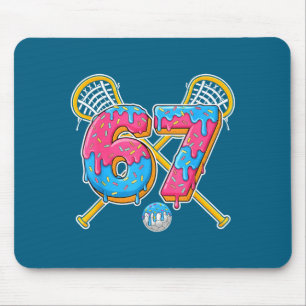 67 Ice Cream Drip Meme Gen Alpha Slang Lacrosse Sr Mouse Mat