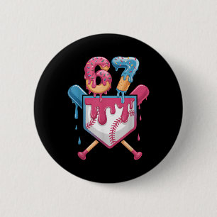 67 Ice Cream Drip Meme Six Seven Pride 6 7 Ice Cre Cm Round Badge
