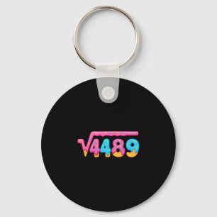 67 Ice Cream Drip Meme Square Root 4489 Gen Alpha Key Ring