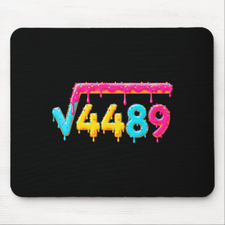 67 Ice Cream Drip Meme Square Root 4489 Math Teach Mouse Mat