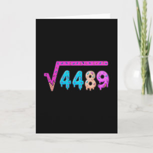 67 Ice Cream Drip Meme Square Root 4489 Six Seven Card