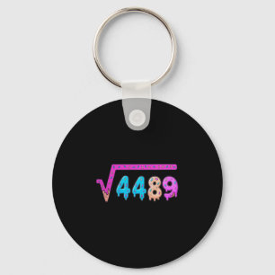 67 Ice Cream Drip Meme Square Root 4489 Slang Math Key Ring
