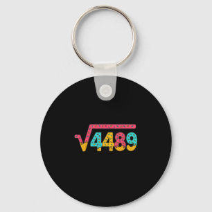 67 Ice Cream Drip Meme Square Root 4489 Slang Math Key Ring