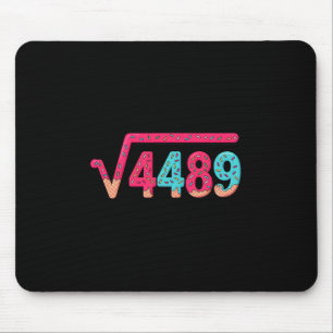 67 Ice Cream Drip Meme Square Root 4489 Slang Math Mouse Mat