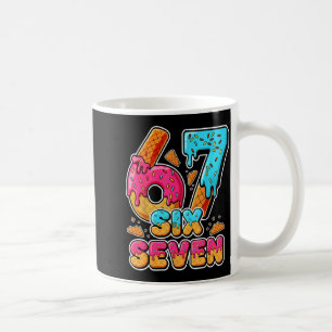 67 Ice Cream Drip Six Seven Meme Alpha Slang 6 7 N Coffee Mug