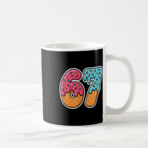 67 Ice Cream Meme Drip Six Seven Slang Gen Alpha  Coffee Mug