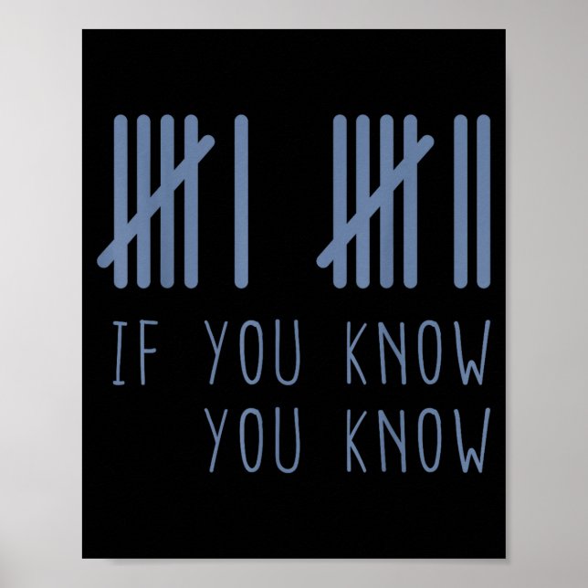 67 If You Know You Know 6 7 Meme Funny  Poster (Front)