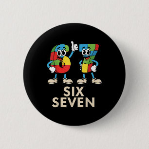 67 Italian Brainrot Funny Italian Brainrot Kids 67 6 Cm Round Badge