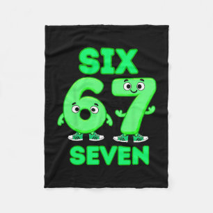 67 Italian Brainrot Funny Italian Brainrot Kids 67 Fleece Blanket
