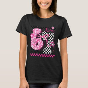 67 Leopard Checkered Funny Six Seven Meme 6-7 Teac T-Shirt
