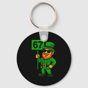 67 Leprechaun Six Seven Gen Meme Lucky Vibes St Pa Key Ring