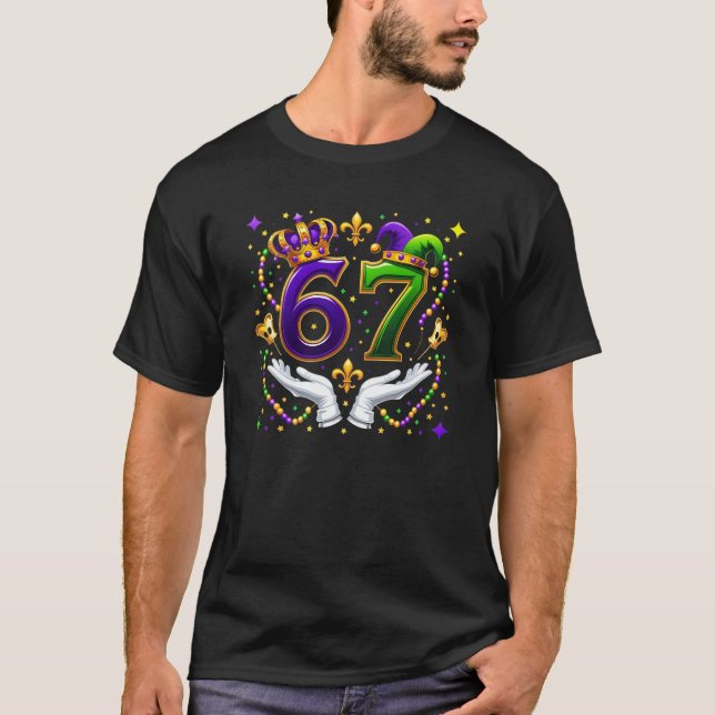 67 Mardi Gras Crew Carnival T-Shirt (Front)