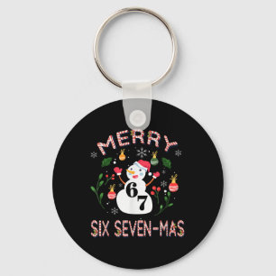 67 Mas Meme Candy Cane Six Seven Kids Men Women Ch Key Ring