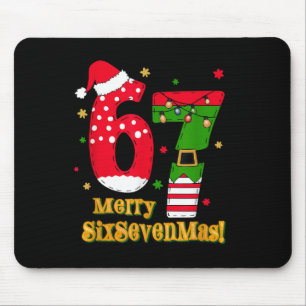 67 Mas Meme Candy Cane Six Seven Kids Men Women Ch Mouse Mat