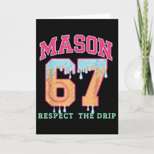 67 Mason Ice Cream Baseball Drip Respect The Drep Card