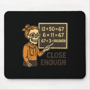 67 Math Teacher Halloween Costume Mathematic Math Mouse Mat