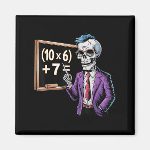 67 Math Teacher Meme Brainrot Six Seven Halloween Magnet