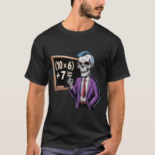 67 Math Teacher Meme Brainrot Six Seven Halloween T-Shirt