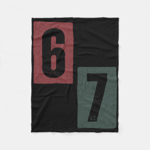 67 Meme 1 Fleece Blanket