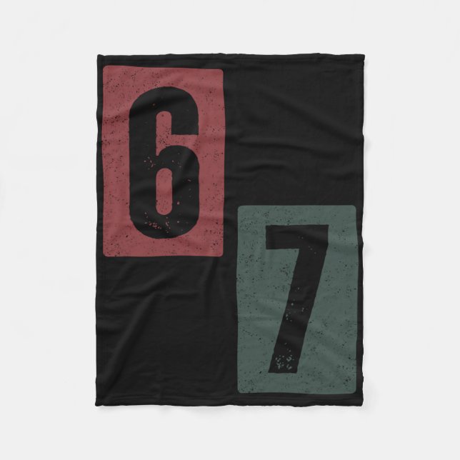 67 Meme 1  Fleece Blanket (Front)