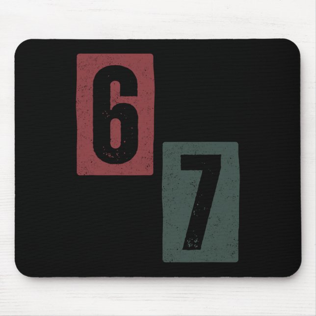 67 Meme 1  Mouse Mat (Front)