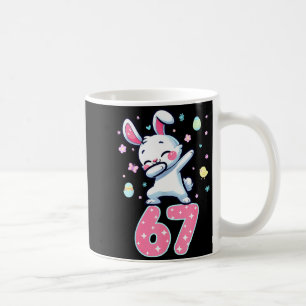67 Meme 6 7 Bunny Dabbing Six Seven Easter Day Boy Coffee Mug