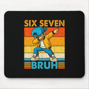 67 Meme 6 7 Dabbing Boys Six Seven Bruh Kids Gen A Mouse Mat