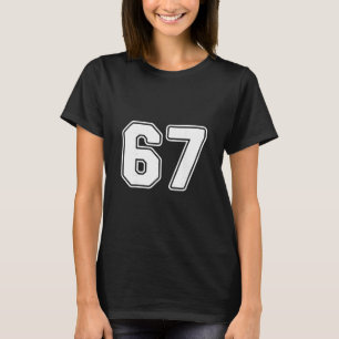 67 Meme 6 7 Numbers Six Seven Funny Boys Kids T-Shirt