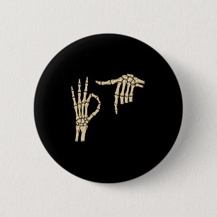 67 Meme 6 7 Skeleton Halloween Six Seven Gen Alpha 6 Cm Round Badge