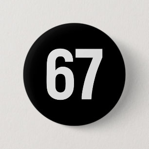 67 Meme Alpha Gen-z Aura Energy Style 6 Cm Round Badge