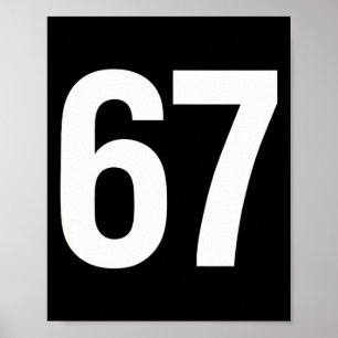 67 Meme Alpha Gen-z Aura Energy Style  Poster