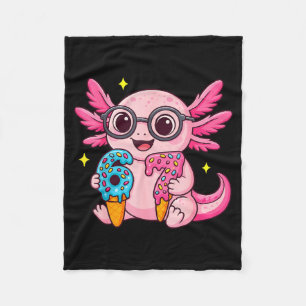 67 Meme Axolotl Funny Six Seven Axolotl Lover For  Fleece Blanket