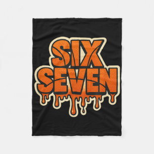 67 Meme B-ball Player Basketball Ice Cream Drip Fu Fleece Blanket