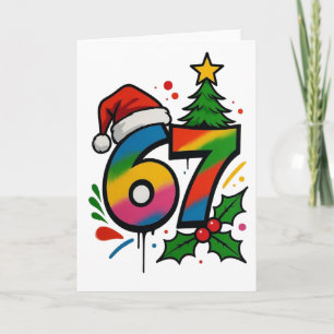 67 Meme Christmas Card
