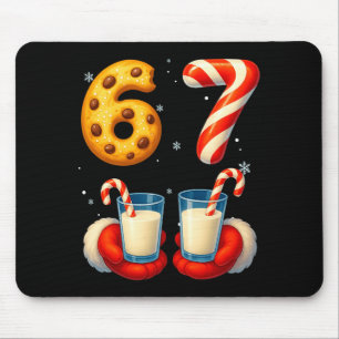 67 Meme Christmas Cookie Candy Cane Funny Six Seve Mouse Mat