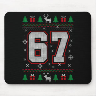 67 Meme Christmas Ornaments Ugly Sweater Xmas Cele Mouse Mat