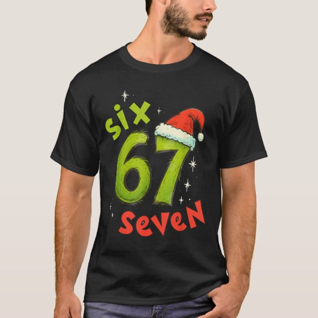 67 Meme Christmas Six Seven Xmas Men Women Boys Gi T-Shirt (Front)