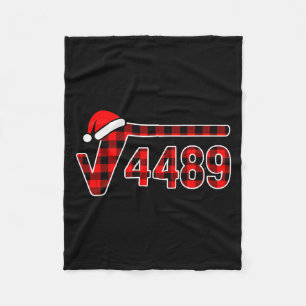 67 Meme Christmas Square Root 4489 Six Seven Math Fleece Blanket