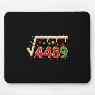 67 Meme Christmas Square Root 4489 Six Seven Math  Mouse Mat