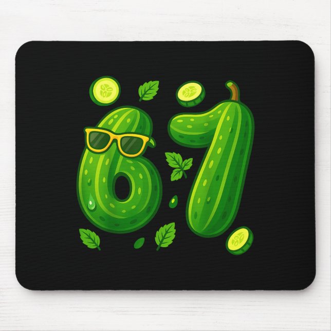 67 Meme Ckle Funny Six Seven Cuber 6 7 Gen Alpha S Mouse Mat (Front)