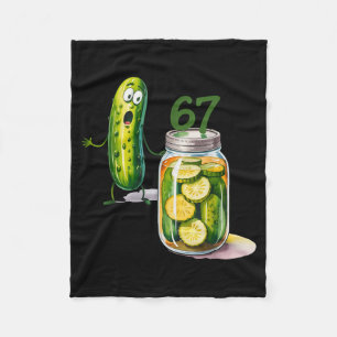 67 Meme Ckle Surprise A Jar Of Sliced Ckles Cuber  Fleece Blanket