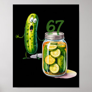 67 Meme Ckle Surprise A Jar Of Sliced Ckles Cuber Poster