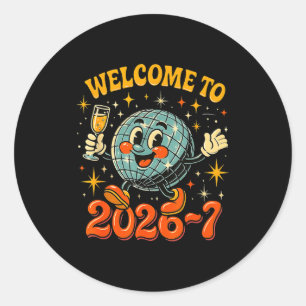 67 Meme Countdown Happy New Year Funny Drip Number Classic Round Sticker