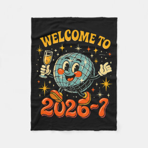 67 Meme Countdown Happy New Year Funny Drip Number Fleece Blanket