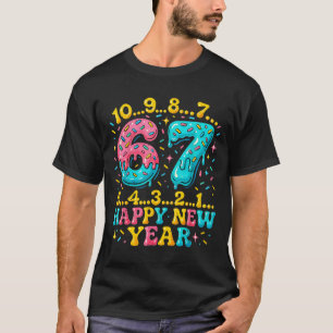 67 Meme Countdown Happy New Year Funny Drip Number T-Shirt